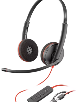 Plantronics POLY C3220 Dual Ear USB Headset